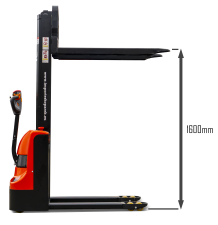  Wózek elektryczny masztowy 1600mm, udźwig 1200 kg